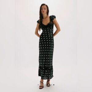 Free People Polka Dot Butterfly Babe Dress